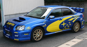 WRC 2004 RALLY JAPAN SUBARU GDBレプリカステッカー